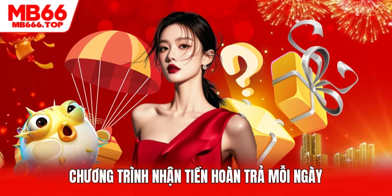 Chương trình nhận tiền hoàn trả mỗi ngày